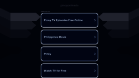 What Pinoyonline.tv website looked like in 2022 (2 years ago)