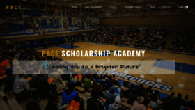 What Pacescholarshipacademy.com website looked like in 2022 (2 years ago)
