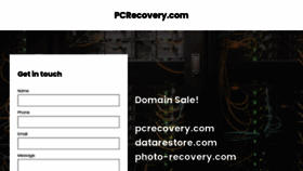 What Pcrecovery.com website looked like in 2022 (2 years ago)