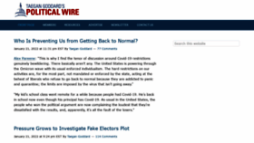 What Politicalwire.com website looked like in 2022 (2 years ago)