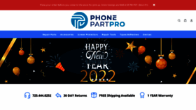 What Phonepartpro.com website looked like in 2022 (2 years ago)