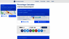 What Percent-calc.com website looked like in 2022 (2 years ago)