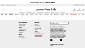 What Potterybarnkids.ca website looked like in 2022 (2 years ago)