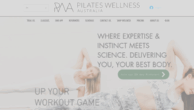 What Pilateswellness.com.au website looked like in 2022 (2 years ago)