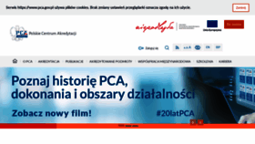 What Pca.gov.pl website looked like in 2022 (3 years ago)