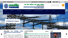What Powergrid.in website looked like in 2022 (2 years ago)
