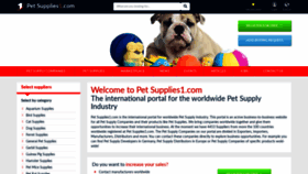 What Petsupplies1.com website looked like in 2022 (2 years ago)