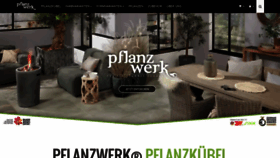 What Pflanzwerk.de website looked like in 2022 (2 years ago)