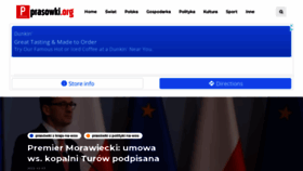 What Prasowki.org website looked like in 2022 (2 years ago)
