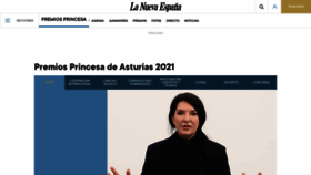 What Premiosprincesa.es website looked like in 2022 (2 years ago)