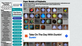 What Polyhedra.net website looked like in 2022 (2 years ago)