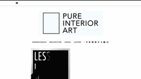 What Pureinteriorart.com website looked like in 2022 (2 years ago)