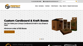 What Perfectcustomboxes.com website looked like in 2022 (2 years ago)