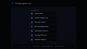 What Pouetpu-games.com website looked like in 2022 (3 years ago)