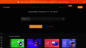 What Pikbest.com website looked like in 2022 (3 years ago)