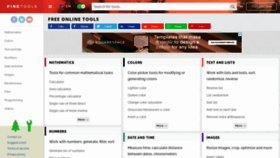 What Pinetools.com website looked like in 2022 (3 years ago)