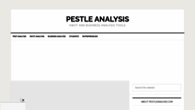 What Pestleanalysis.com website looked like in 2022 (2 years ago)