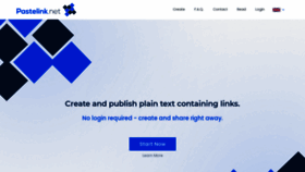What Pastelink.net website looked like in 2022 (2 years ago)