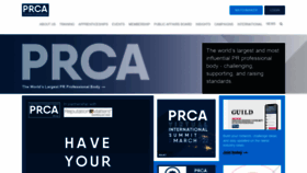 What Prca.org.uk website looked like in 2022 (2 years ago)