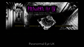 What Paranormaleyeuk.co.uk website looked like in 2022 (2 years ago)