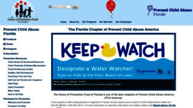 What Preventchildabusefl.org website looked like in 2022 (2 years ago)