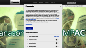 What Panasonic.net website looked like in 2022 (2 years ago)