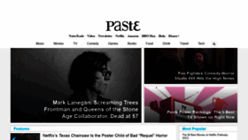 What Pastemagazine.com website looked like in 2022 (2 years ago)