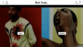What Paulsmith.co.jp website looked like in 2022 (4 years ago)
