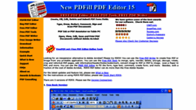 What Pdfill.com website looked like in 2022 (2 years ago)