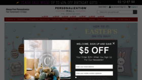 What Personalizationmall.com website looked like in 2022 (2 years ago)