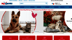 What Petsmart.com website looked like in 2022 (2 years ago)