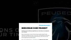 What Peugeot.com website looked like in 2022 (2 years ago)