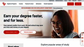 What Phoenix.edu website looked like in 2022 (2 years ago)