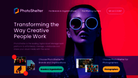 What Photoshelter.com website looked like in 2022 (2 years ago)