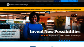 What Pima.edu website looked like in 2022 (2 years ago)
