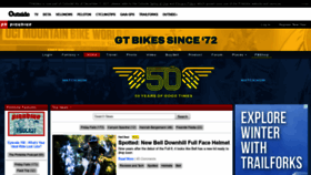 What Pinkbike.com website looked like in 2022 (2 years ago)