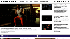 What Popsci.com website looked like in 2022 (3 years ago)