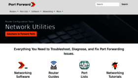 What Portforward.com website looked like in 2022 (2 years ago)