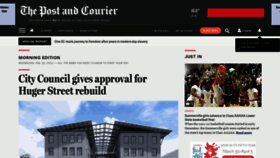 What Postandcourier.com website looked like in 2022 (2 years ago)