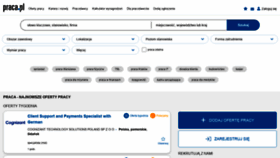 What Praca.pl website looked like in 2022 (2 years ago)