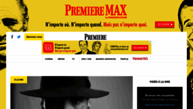 What Premiere.fr website looked like in 2022 (2 years ago)