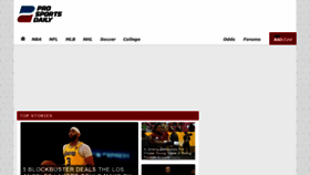 What Prosportsdaily.com website looked like in 2022 (3 years ago)