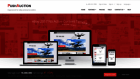 What Pushauction.com website looked like in 2022 (3 years ago)