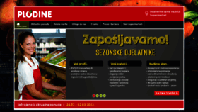 What Plodine.hr website looked like in 2022 (2 years ago)