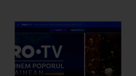 What Protv.ro website looked like in 2022 (2 years ago)