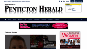 What Pentictonherald.ca website looked like in 2022 (2 years ago)