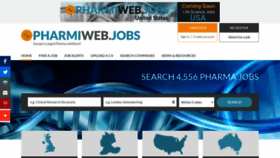 What Pharmiweb.jobs website looked like in 2022 (2 years ago)
