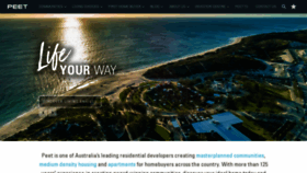 What Peet.com.au website looked like in 2022 (2 years ago)
