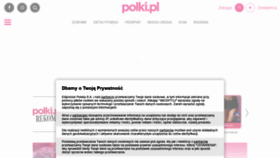 What Polki.pl website looked like in 2022 (2 years ago)