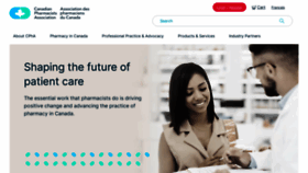 What Pharmacists.ca website looked like in 2022 (2 years ago)